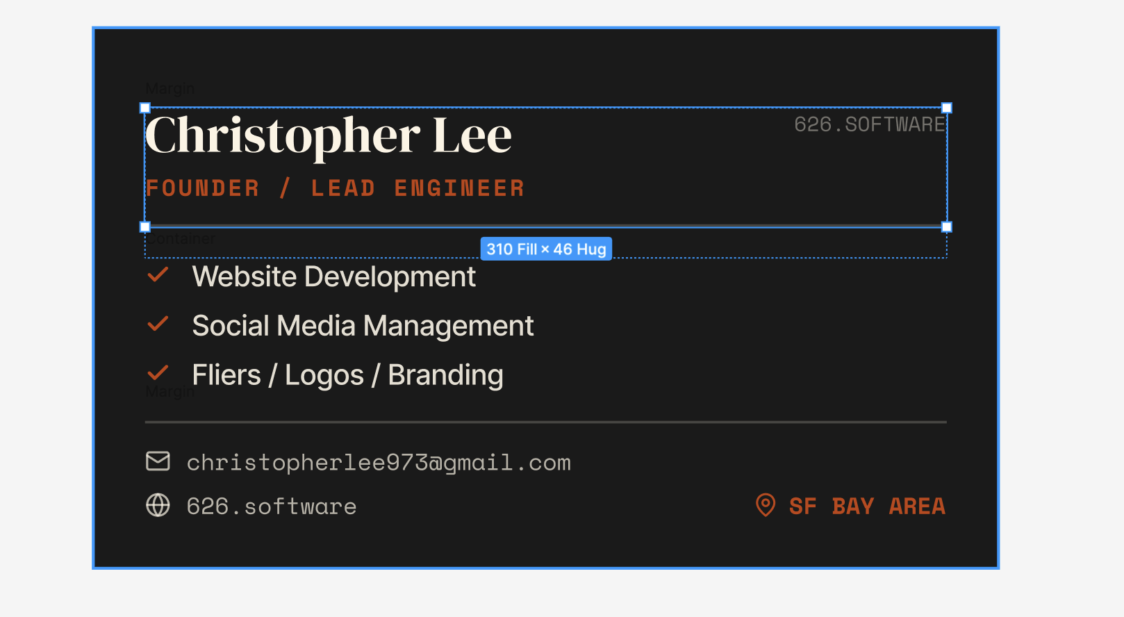 The fully editable Figma frame