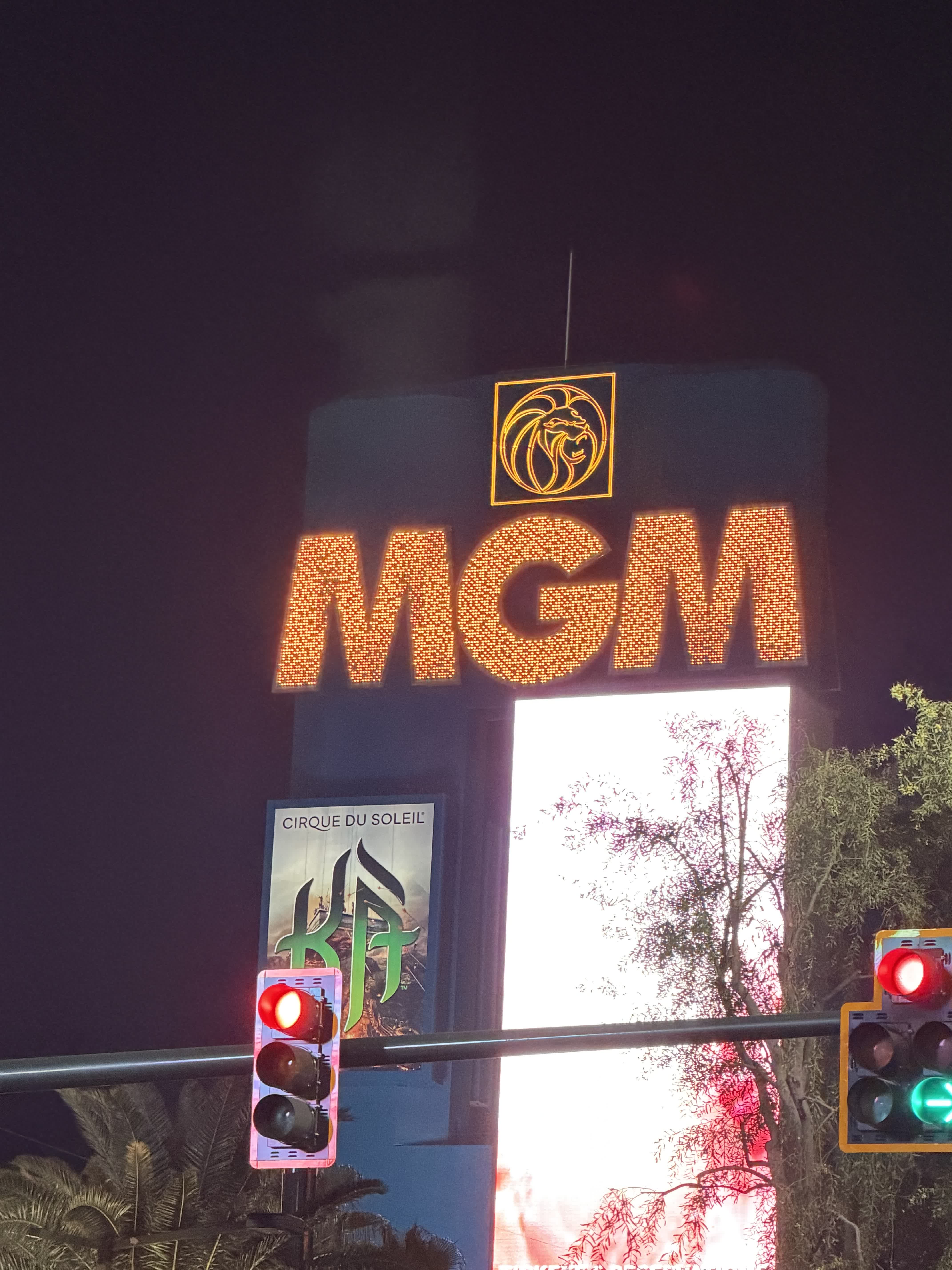 MGM LED sign