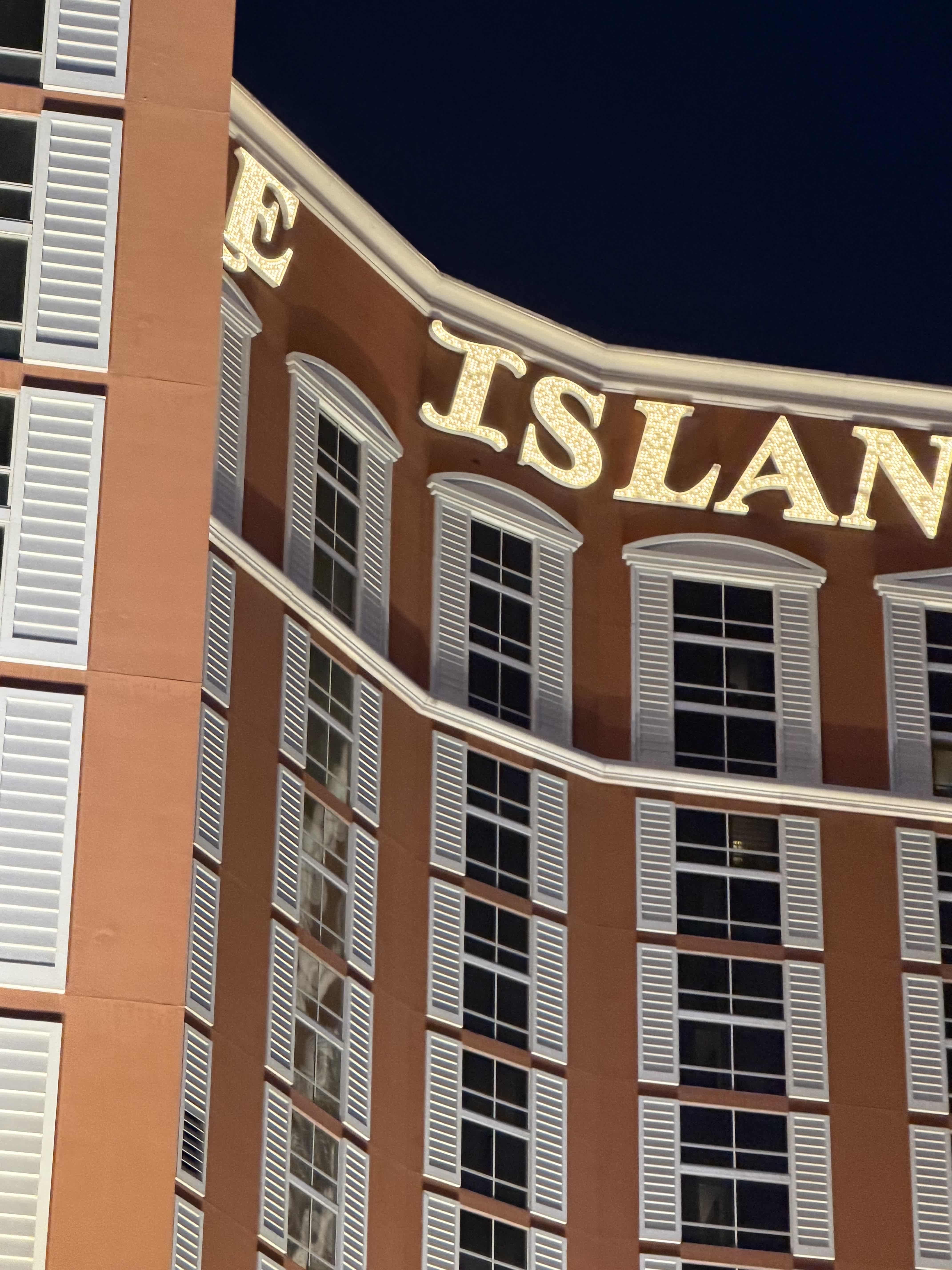 Treasure Island LED sign